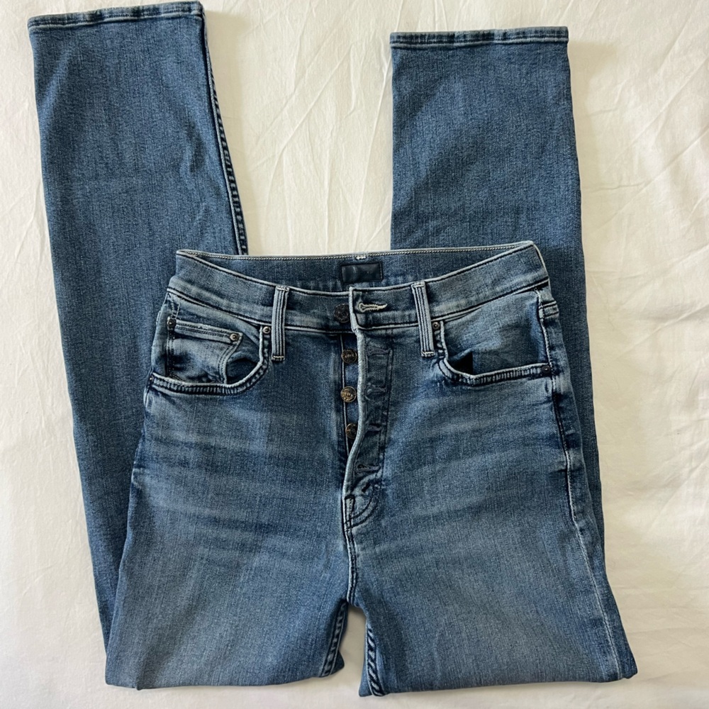 MOTHER pixie tomcat ankle denim jeans - Picture 2 of 6